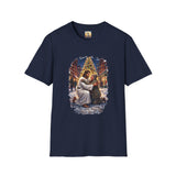 Jesus Hug Shirt | Jesus Embracing a Stranger on Christmas Night Christian Tee | Joyful Jesus