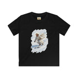 Kids Jesus Shirt | Skiing Jesus Christian Apparel Kids T Shirt | Joyful Jesus Faith Shirt