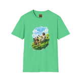 Jesus Easter Egg Roll Shirt, Kids and Jesus Spring Art, Christian Family Tee