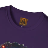 God Shirt | Jesus Playing Drums at Concert Christian T Shirt | Joyful Jesus