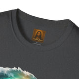 Jesus Shirt | Surfing Jesus Funny Christian T Shirt | Joyful Jesus