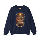 Nativity Sweatshirt | Joyful Nativity Scene with Wise Men Christian Christmas Crewneck | Joyful Jesus