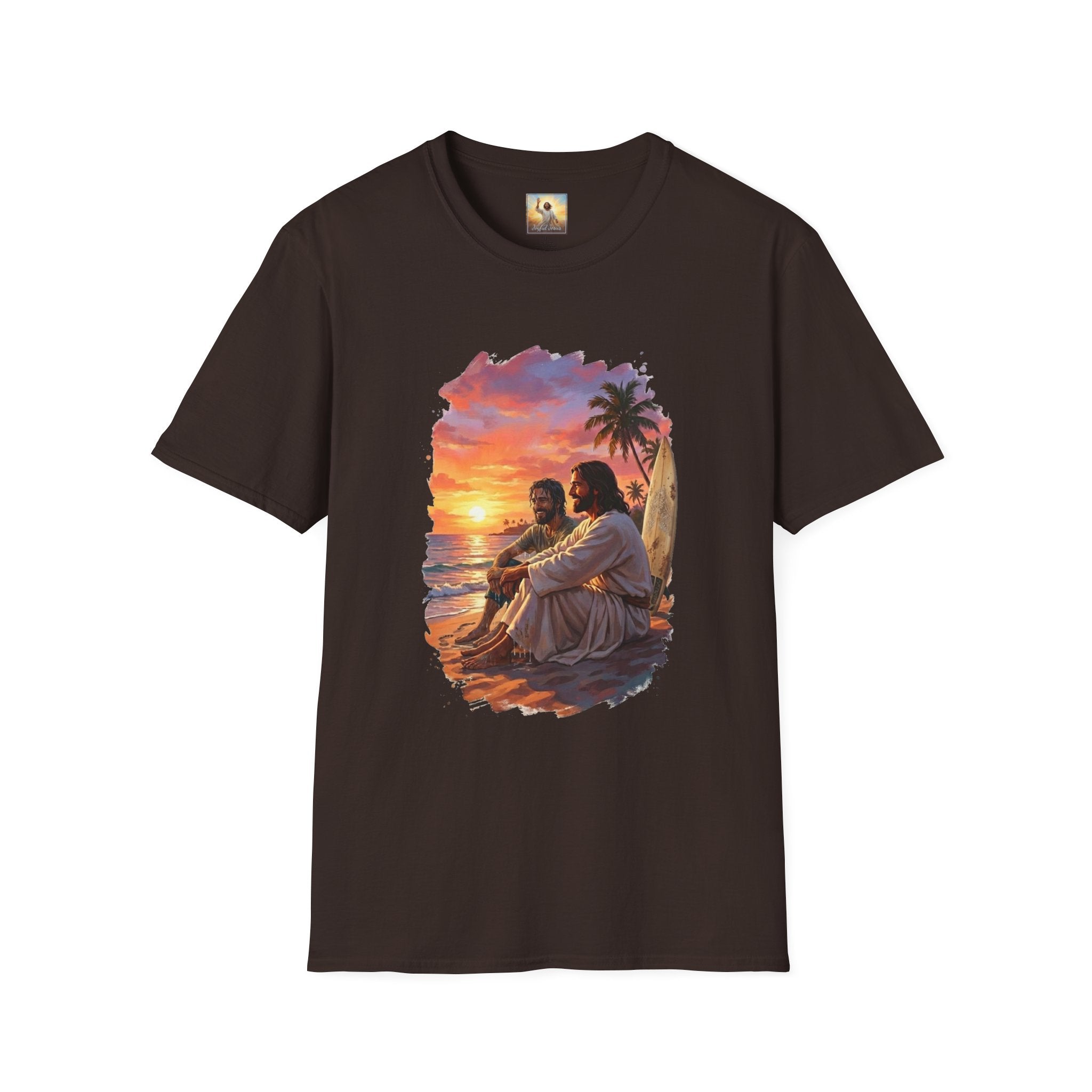 Jesus Shirt | Jesus on the Beach Christian Apparel | Joyful Jesus Faith Shirt