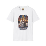 Jesus Hug Shirt | Jesus Embracing a Stranger on Christmas Night Christian Tee | Joyful Jesus