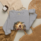 Jesus Basketball Sweatshirt | Jesus Playing Basketball with Kids Christian Crewneck Sweatshirt | Joyful Jesus