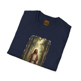 Religious Shirt | Jesus Walking in the Woods Christian T Shirt | Faith Shirt