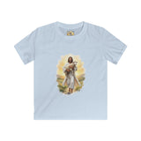 Kids Jesus Shirt | Lost Sheep Good Shepherd Christian Kids T Shirt | Joyful Jesus