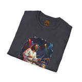 God Shirt | Jesus Playing Drums at Concert Christian T Shirt | Joyful Jesus
