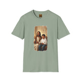 Christian T Shirt | Jesus Playing Video Games Funny Jesus Shirt | Joyful Jesus