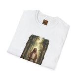 Religious Shirt | Jesus Walking in the Woods Christian T Shirt | Faith Shirt
