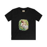 Kids Christian Shirt | Jesus with Baby Animals Faith Kids T Shirt | Joyful Jesus