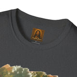 Funny Jesus Shirt | Jesus Playing with Puppies Christian T Shirt | Joyful Jesus