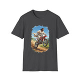 Funny Jesus Shirt | Jesus on a Dirtbike Christian T Shirt | Joyful Jesus