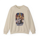 Jesus Hug Sweatshirt | Jesus Embracing a Stranger on Christmas Night Christian Crewneck | Joyful Jesus