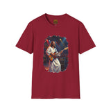 Christian T Shirt | Jesus Playing Bass at Concert | Joyful Jesus God Shirt
