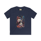 Kids Christian Shirt | Jesus Playing Guitar at Concert Kids T Shirt | Joyful Jesus Faith Shirt