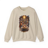 Nativity Sweatshirt | Joyful Nativity Scene with Wise Men Christian Christmas Crewneck | Joyful Jesus