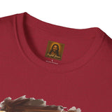 Funny Jesus Shirt | Jesus Lifting Weights Christian T Shirt | Faith Apparel
