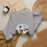 Jesus Dunking Sweatshirt | Jesus Slam Dunk Funny Christian Basketball Crewneck Sweatshirt | Joyful Jesus