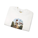 Jesus Dunking Sweatshirt | Jesus Slam Dunk Funny Christian Basketball Crewneck Sweatshirt | Joyful Jesus