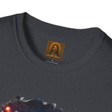 God Shirt | Jesus Playing Drums at Concert Christian T Shirt | Joyful Jesus