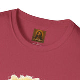 He Is Risen Easter Shirt, Joyful Jesus Resurrection Art, Christian Faith Tee