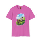 Jesus Easter Egg Roll Shirt, Kids and Jesus Spring Art, Christian Family Tee
