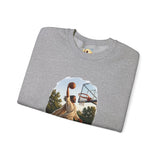 Jesus Dunking Sweatshirt | Jesus Slam Dunk Funny Christian Basketball Crewneck Sweatshirt | Joyful Jesus