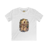 Kids Jesus Basketball Shirt | Jesus Playing Basketball with Kids Christian Kids T Shirt | Joyful Jesus