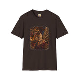 Christmas Eve Jesus Shirt | Jesus by the Fire with Sleeping Children Christian Tee | Joyful Jesus