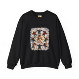 Christmas Jesus Sweatshirt | Snow Angels with Jesus Christian Crewneck Sweatshirt | Joyful Jesus