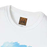 Jesus Mowing Lawn T-Shirt | Jesus with Lawn Mower, Religious Humorous Tee