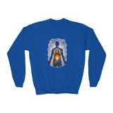 Kids Christian Sweatshirt | The Kingdom is Within God Kids Crewneck Sweatshirt | Joyful Jesus Faith Apparel