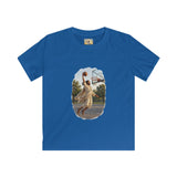 Kids Jesus Dunking Shirt | Jesus Slam Dunk Funny Christian Basketball Kids T Shirt | Joyful Jesus
