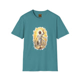 He Is Risen Easter Shirt, Joyful Jesus Resurrection Art, Christian Faith Tee