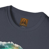 Jesus Shirt | Surfing Jesus Funny Christian T Shirt | Joyful Jesus