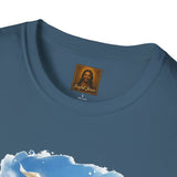 God Shirt | Jesus Snowboarding Christian T Shirt | Joyful Jesus Faith Apparel