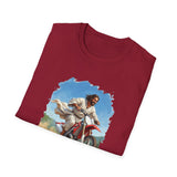 Funny Jesus Shirt | Jesus on a Dirtbike Christian T Shirt | Joyful Jesus
