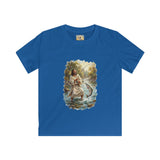 Kids Jesus Shirt | Fly Fishing Jesus Christian Kids T Shirt | Joyful Jesus God Shirt