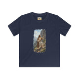 Kids God Shirt | Jesus Hiking Mountain Christian Kids T Shirt | Faith Apparel