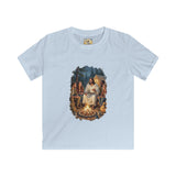 Kids Jesus Shirt | Camping with Jesus Christian Kids T Shirt | Faith Apparel