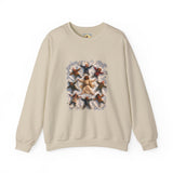 Christmas Jesus Sweatshirt | Snow Angels with Jesus Christian Crewneck Sweatshirt | Joyful Jesus