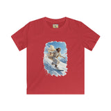 Kids God Shirt | Jesus Snowboarding Christian Kids T Shirt | Joyful Jesus Faith Apparel