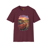 Faith Shirt | Jesus Driving a Truck Christian Apparel | Joyful Jesus
