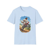 Funny Jesus Shirt | Jesus on a Dirtbike Christian T Shirt | Joyful Jesus