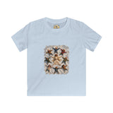 Kids Christmas Jesus Shirt | Snow Angels with Jesus Christian Christmas Kids T Shirt | Joyful Jesus