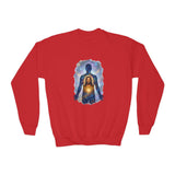 Kids Christian Sweatshirt | The Kingdom is Within God Kids Crewneck Sweatshirt | Joyful Jesus Faith Apparel