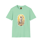 He Is Risen Easter Shirt, Joyful Jesus Resurrection Art, Christian Faith Tee