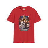 Jesus Hug Shirt | Jesus Embracing a Stranger on Christmas Night Christian Tee | Joyful Jesus