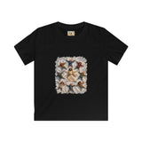 Kids Christmas Jesus Shirt | Snow Angels with Jesus Christian Christmas Kids T Shirt | Joyful Jesus